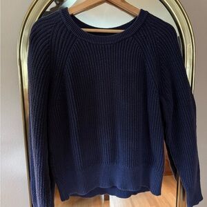 J.Crew 100% cotton fisherman sweater